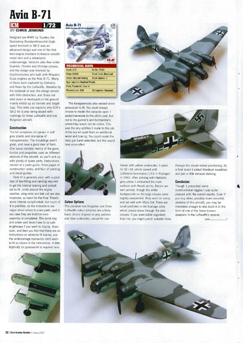 Scale Aviation Modeller International 2007-01